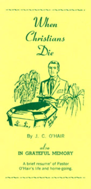 Booklet: When Christians Die