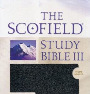 Bible: NKJV Scofield Study Bible III, Black Genuine Leather, Thumb Indexed   474RRL  275365