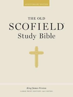 Bible: KJV Old Scofield Study Bible, Large Print, Bonded leather, Black, 391RRL  272536