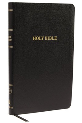 Bible:  KJV Thinline Reference Bible, Bonded Leather, Black  215752