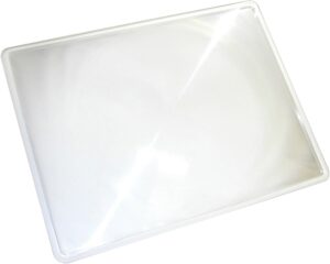 Bible Accessories: Page Magnifier 8.5x11 - 2X Magnifying Sheet